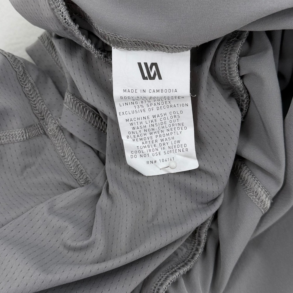 VRST All-In Lined Shorts Men's Medium Gray 7" Lined Athletic Performance - Picture 8 of 10
